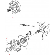 Насос КПП Carraro TLB1, Komatsu WB93R, CA0135190 Насос КПП Carraro TLB1, Komatsu WB93R, CA0135190