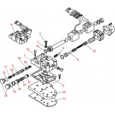 Распределитель КПП Komatsu WB93R CA0139920 Распределитель КПП Komatsu WB93R CA0139920