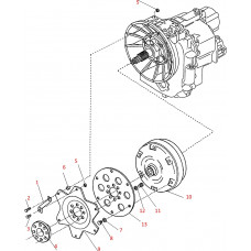 Преобразователь крутящего момента ГТР Carraro TLB1 CA0130251 Преобразователь крутящего момента ГТР Carraro TLB1 CA0130251